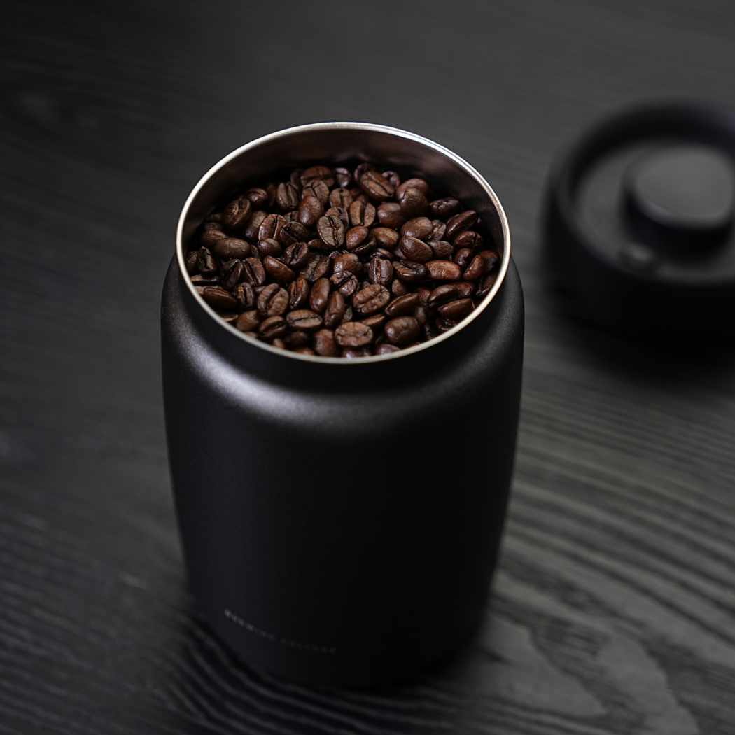 BC Vacuum Sealed Coffee Canister Black