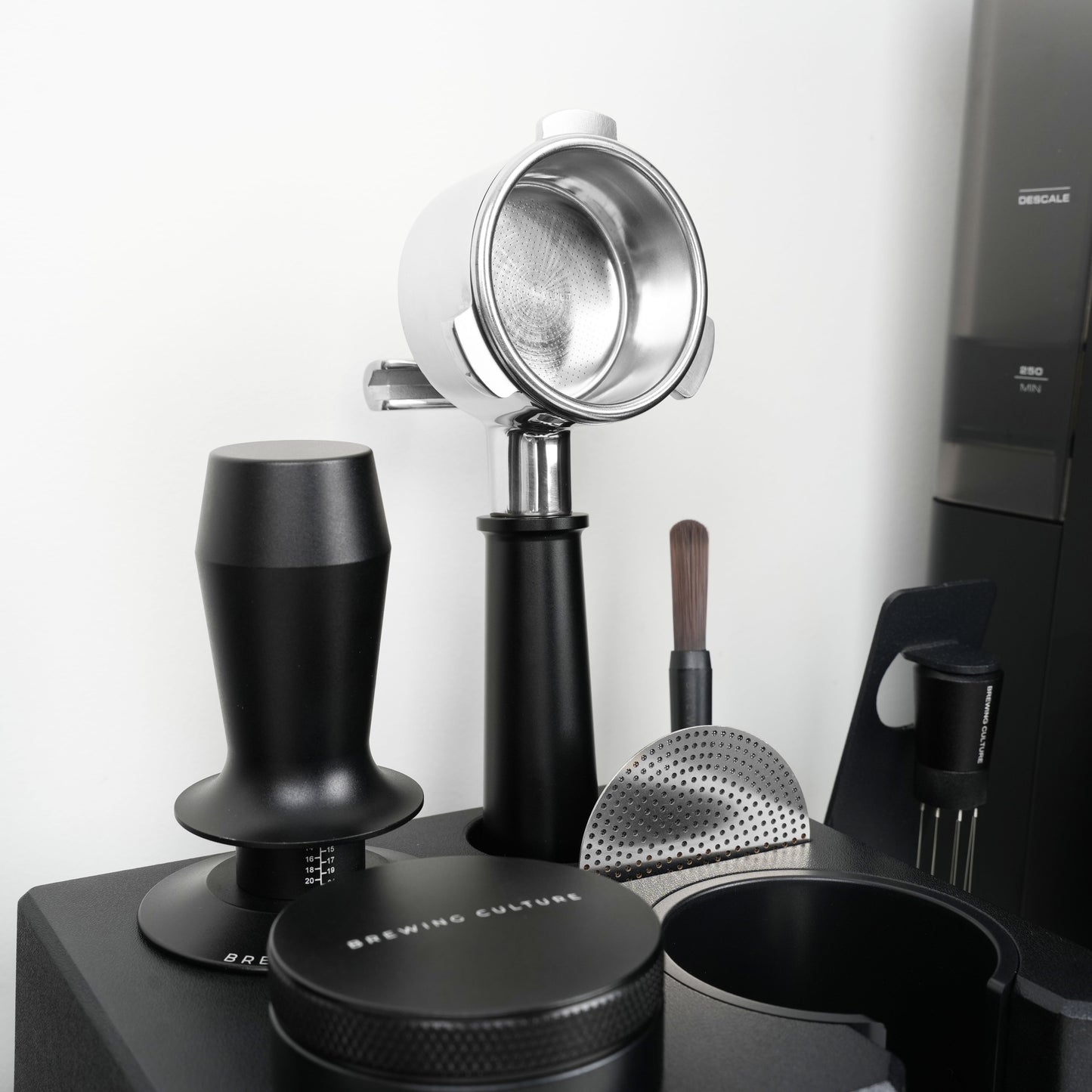 BC Breville Double Spout Portafilter 54mm - Black & Rosewood