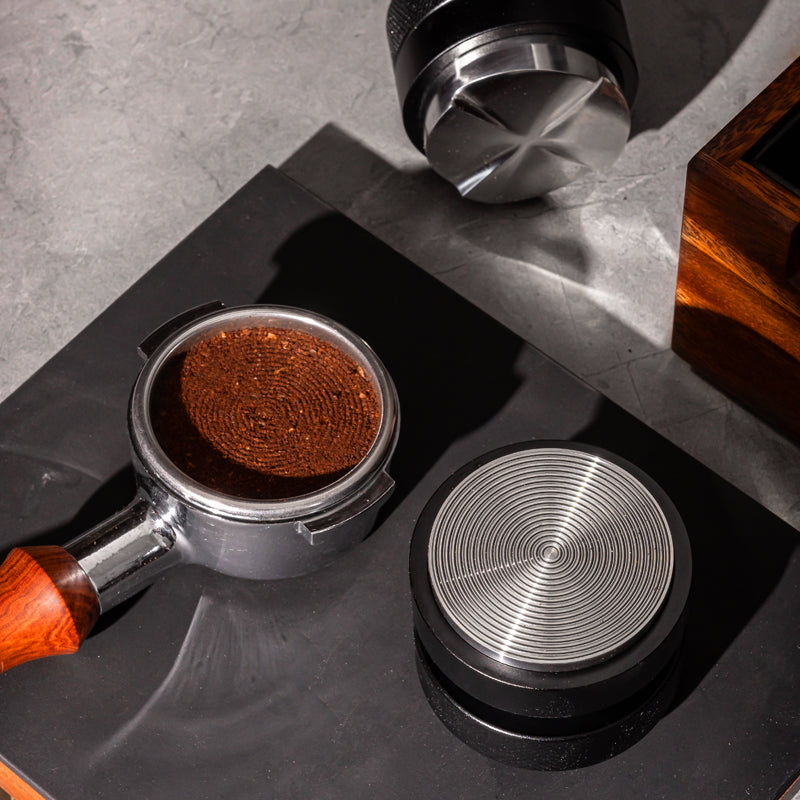 BC Self-Levelling Coffee Press Tamper Walnut