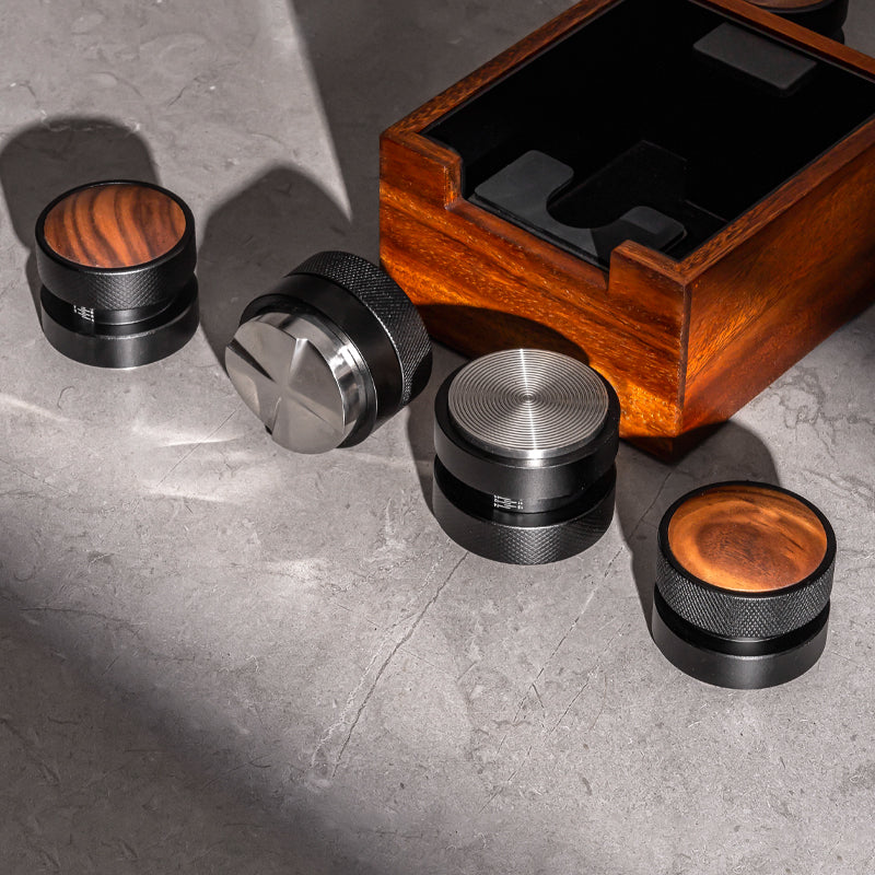BC Self-Levelling Coffee Press Tamper Walnut