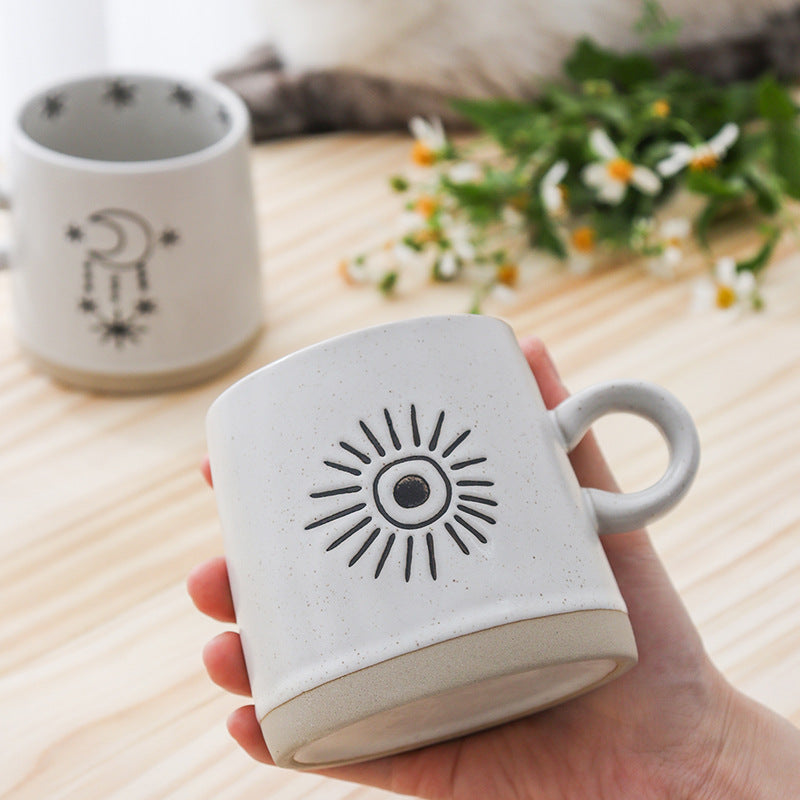 Celestial Stoneware Mugs 400ml - Starlight