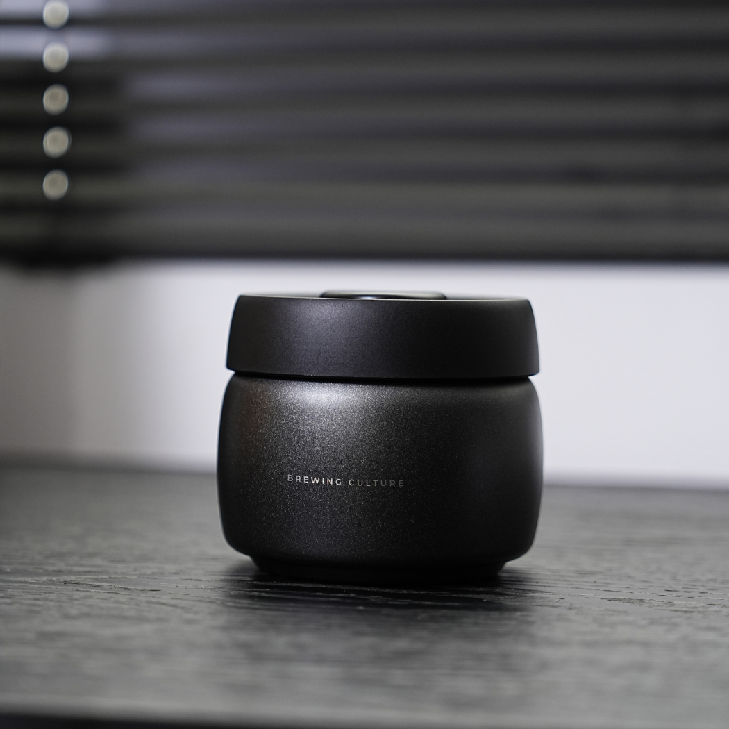 BC Vacuum Sealed Coffee Canister Black