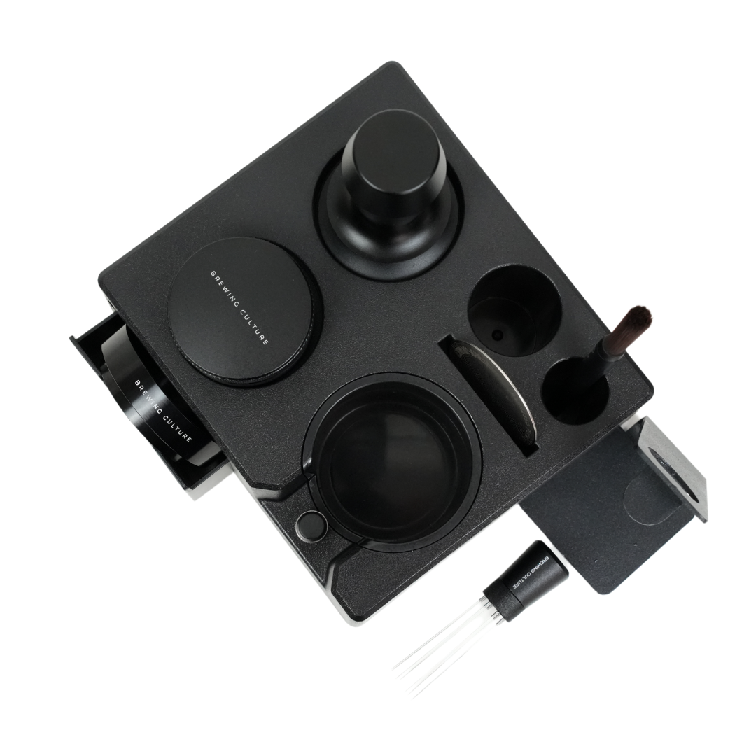 BC Coffee V2 Tamping Station Distributor & Tamper Set