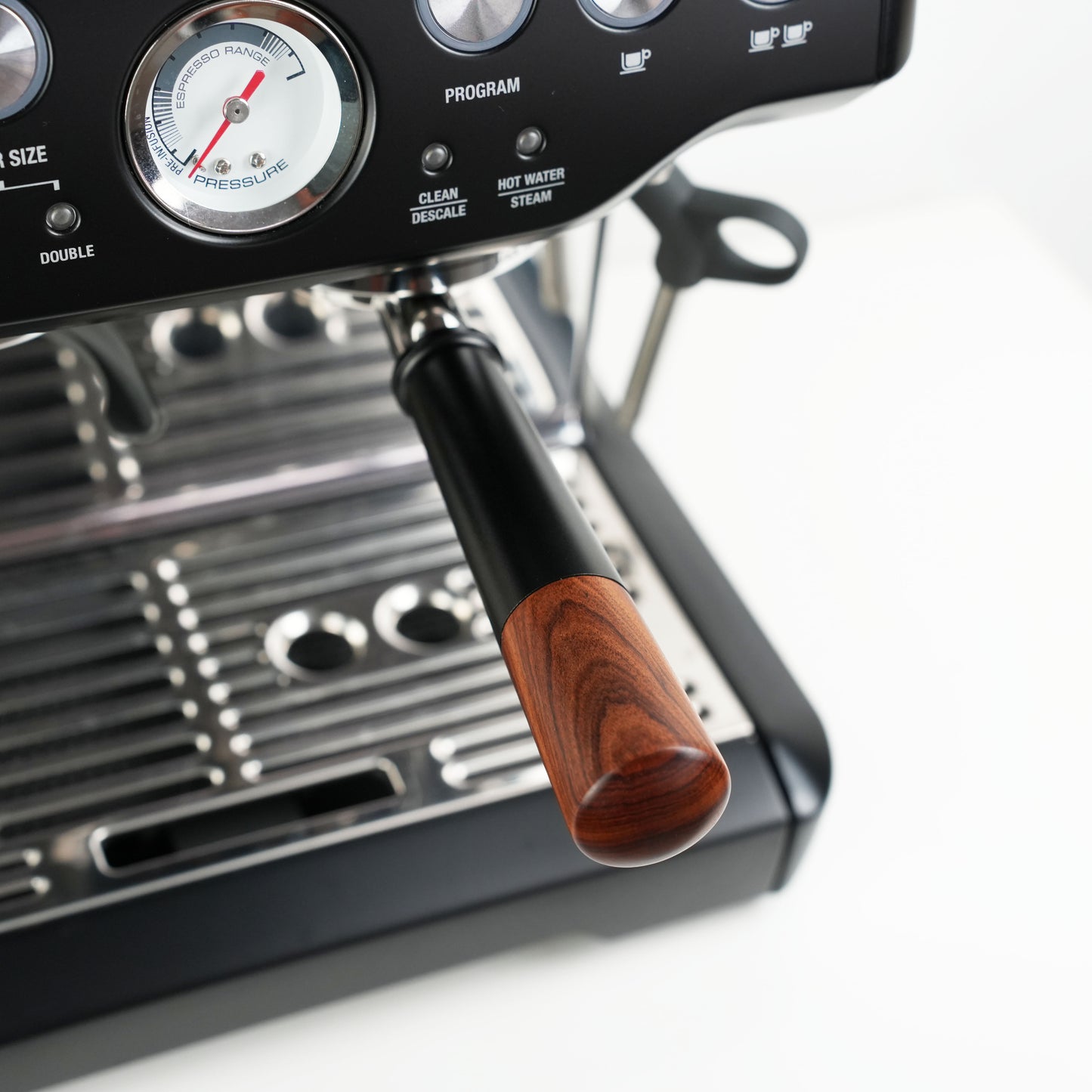 BC E61 Double Spout Portafilter 58mm - Black & Rosewood