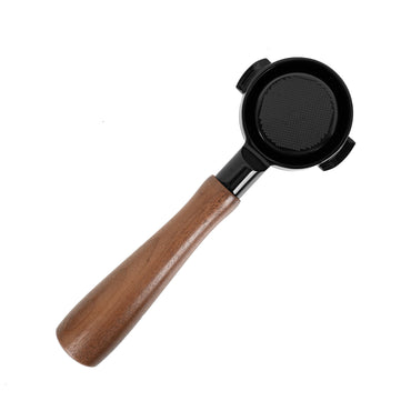 BC Breville 58mm Bottomless Portafilter - Titanium Black & Walnut