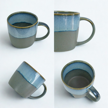 Handmade Coffee Mug 350ml - Ocean Shoreline