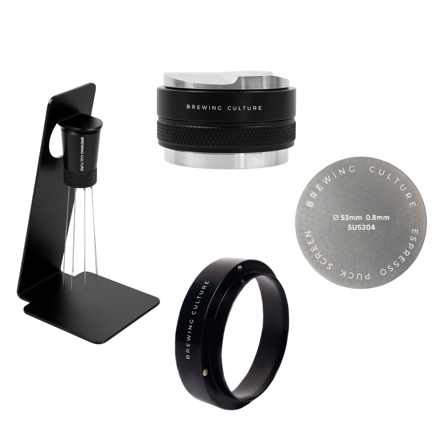 BC Dual Coffee Distributor & Tamper