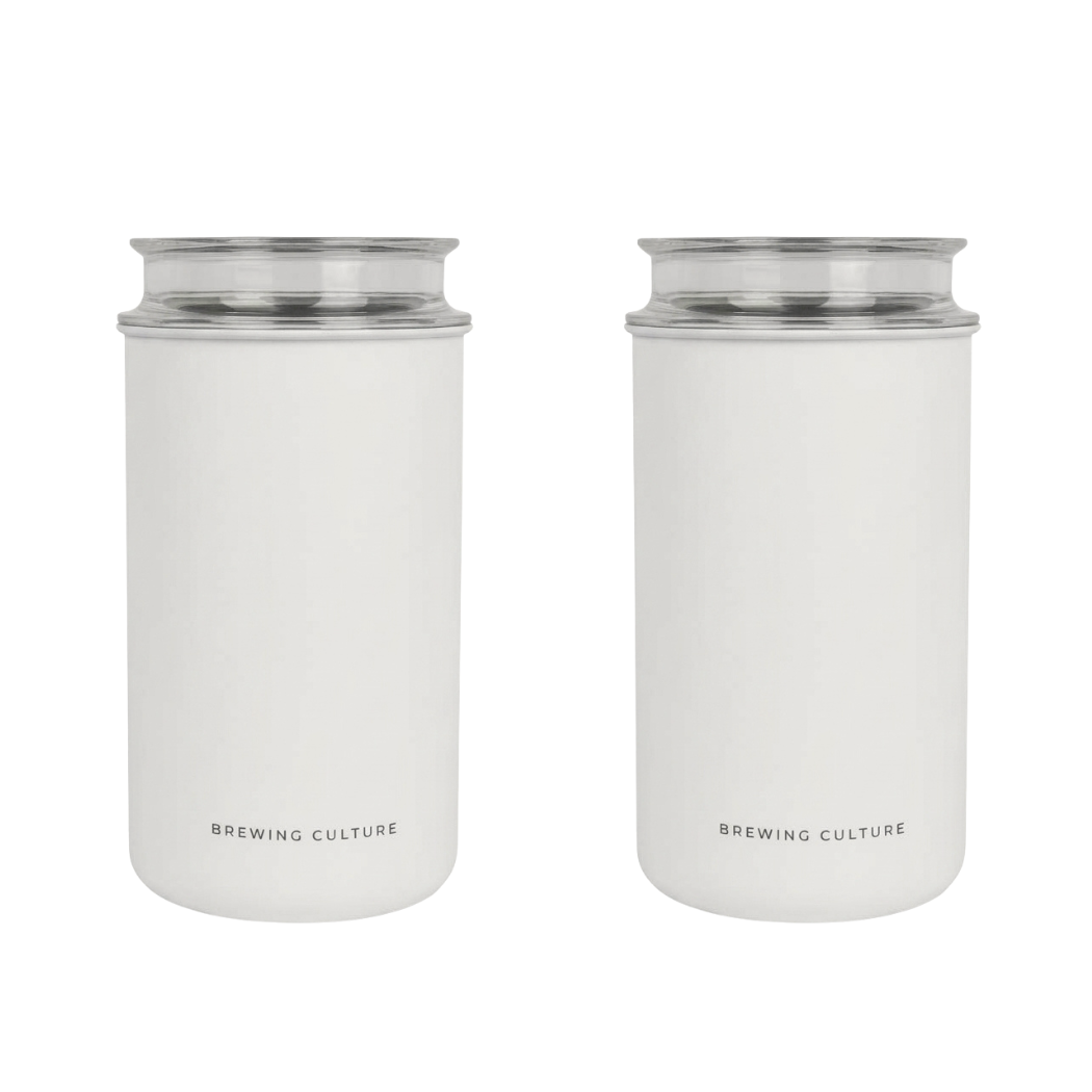 BC Airtight Coffee Canister White 1600ml - White