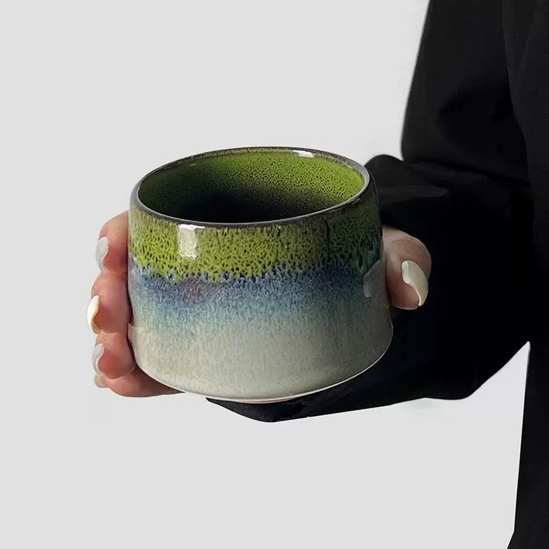 Ceramic Coffee Cup Glaze 220ml - Forest