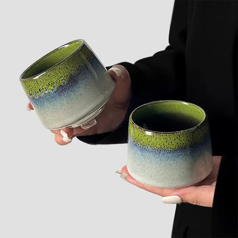 Ceramic Coffee Cup Glaze 220ml - Forest