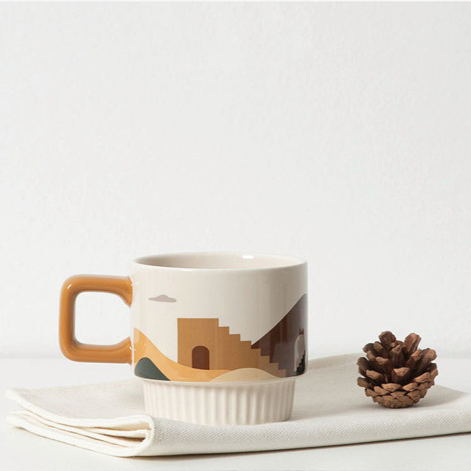 The Stack Coffee Mug 320ml - Sunrise Desert