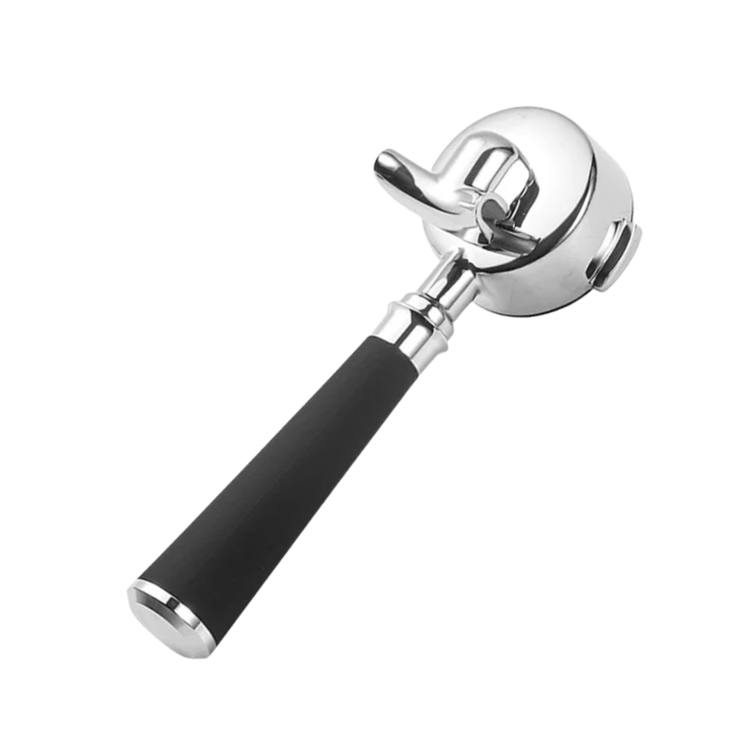 BC E61 / LM Double Spout Portafilter 58mm - Black Silicone (Pre-order dispatch 3 Sep)