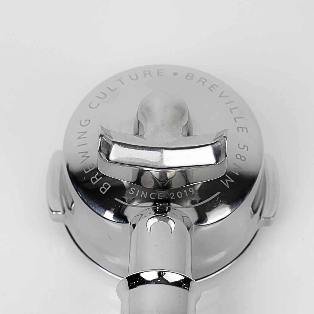 BC Breville 58mm Dual Boiler/Oracle Double Spout Portafilter - Black Alloy