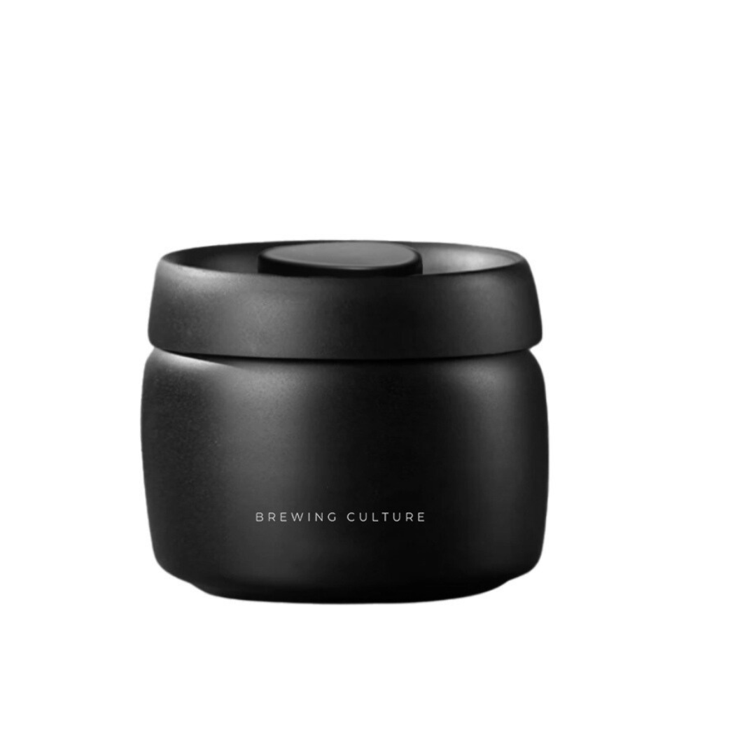 BC Vacuum Sealed Coffee Canister Black