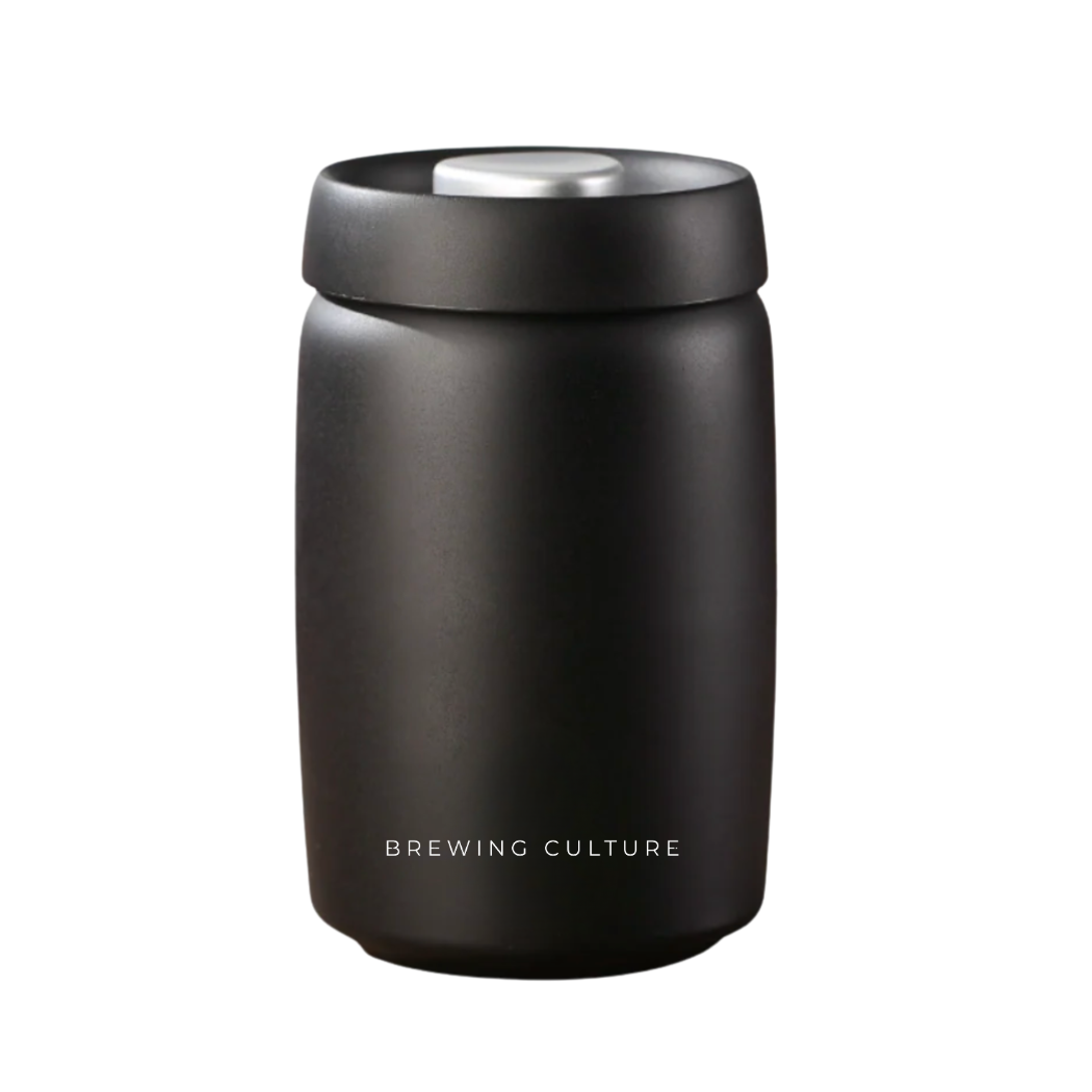 BC Vacuum Sealed Coffee Canister Black