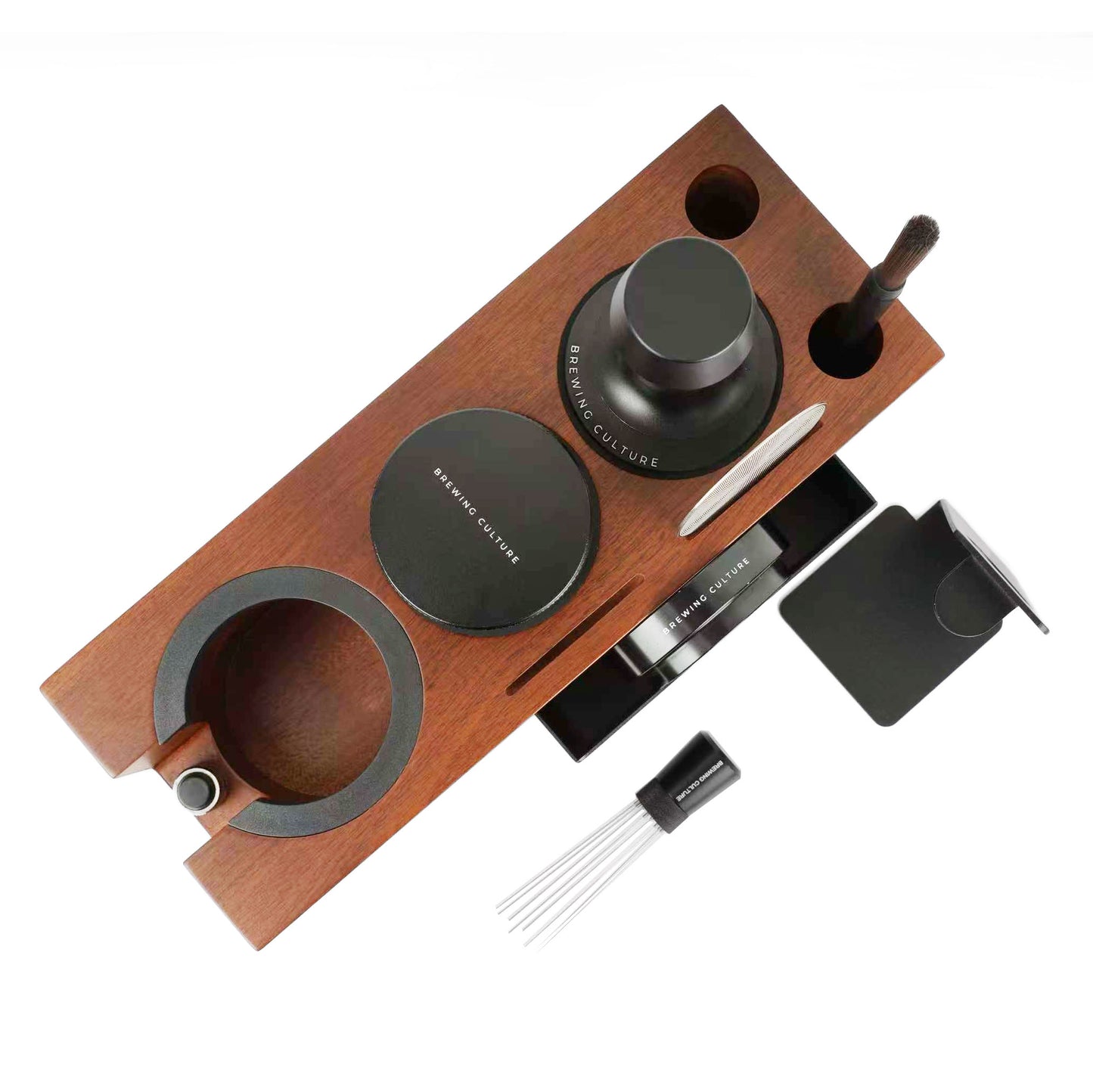 BC Mahogany Tamping Station W1