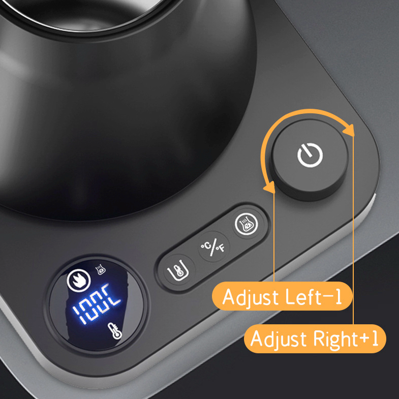 BC Artisan Gooseneck Kettle 900ml Black