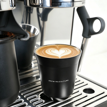 BC Espresso Coffee Cup 160ml Black - Set of Two