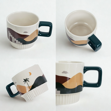 The Stack Coffee Mug 320ml - Midnight Desert