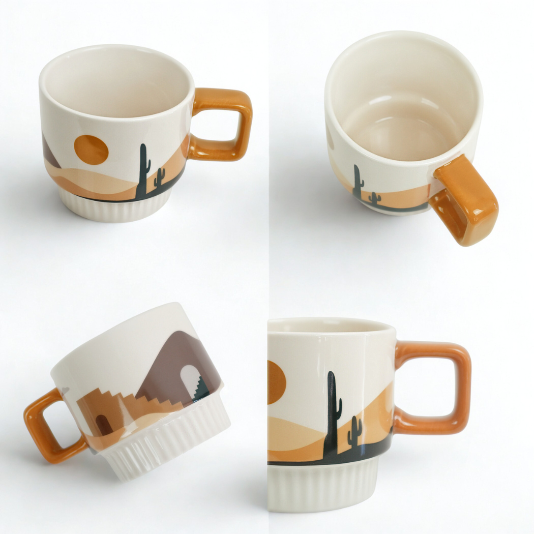 The Stack Coffee Mug 320ml - Sunrise Desert