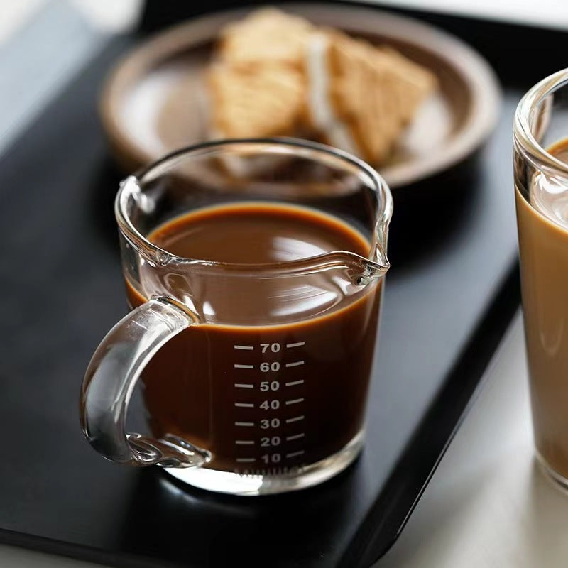 Coffee Shot Glass Double-Spouted