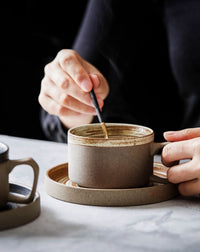 Handcrafted Ceramic Coffee Mug 220ml Hasi