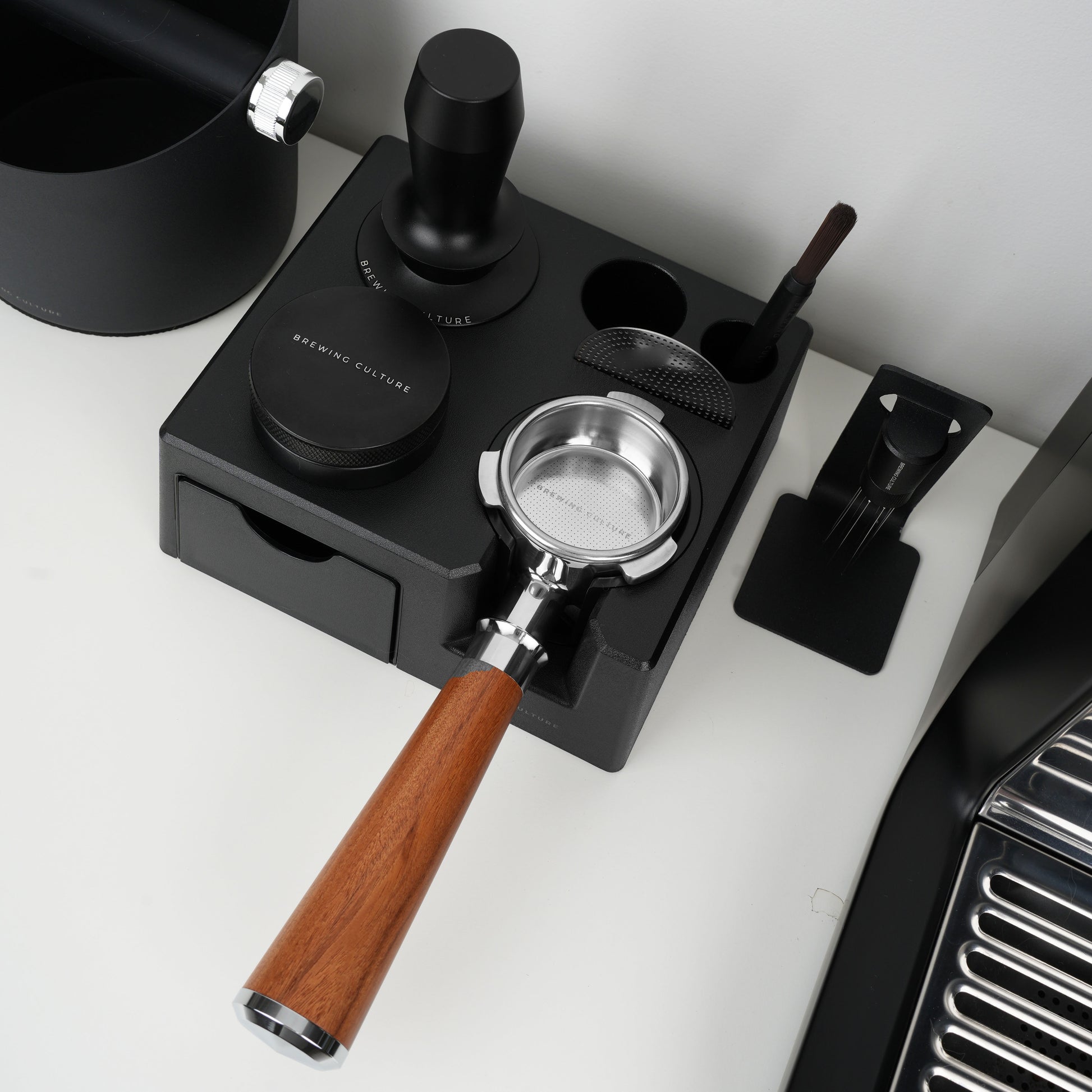 Koffiefilterhouder 54 Mm Koffie Dubbele Uitloop Portafilter Roestvrijstalen Koffieuitloop Portafilter voor Breville 870 880 Koffiezetapparaat (Stijl 1 Koffiefilterhouder 54 Mm Koffie Dubbele Uitloop Portafilter Roestvrijstalen Koffieuitloop Portafilter voor Breville 870 880 Koffiezetapparaat (Stijl 1