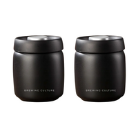 BC Vacuum Sealed Coffee Canister Black