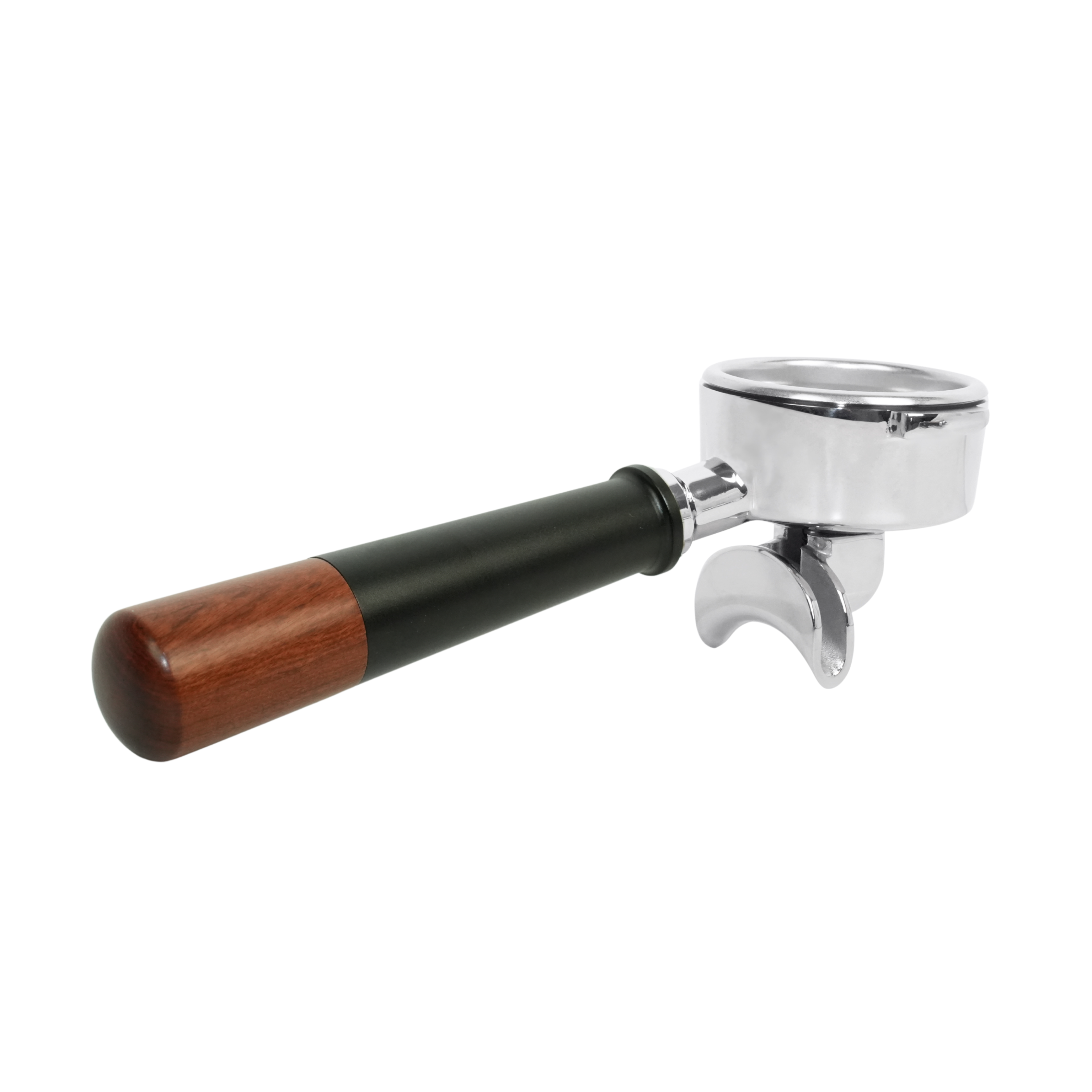 BC E61 / LM Double Spout Portafilter 58mm - Black & Rosewood