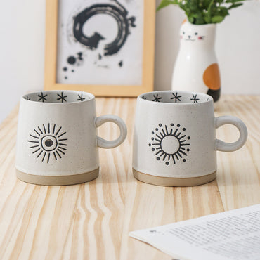 Celestial Stoneware Mugs 400ml - Set of 2