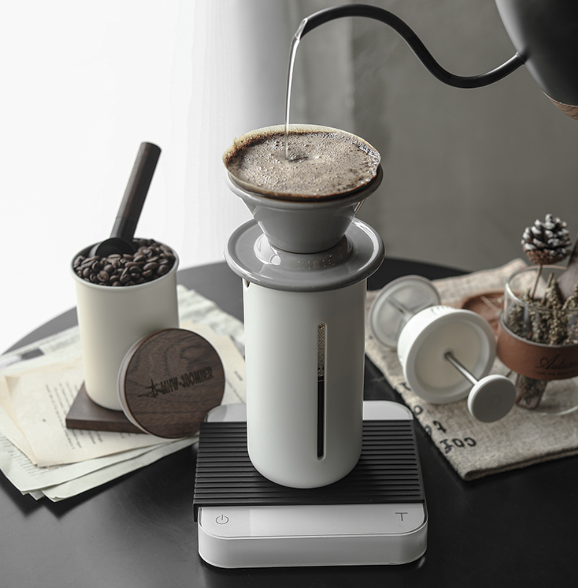 Timemore U French Press (White)