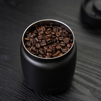 BC Vacuum Sealed Coffee Canister Black