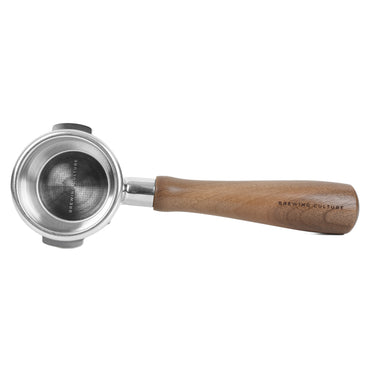 BC Breville 58mm Dual Boiler/Oracle Double Spout Portafilter - Walnut