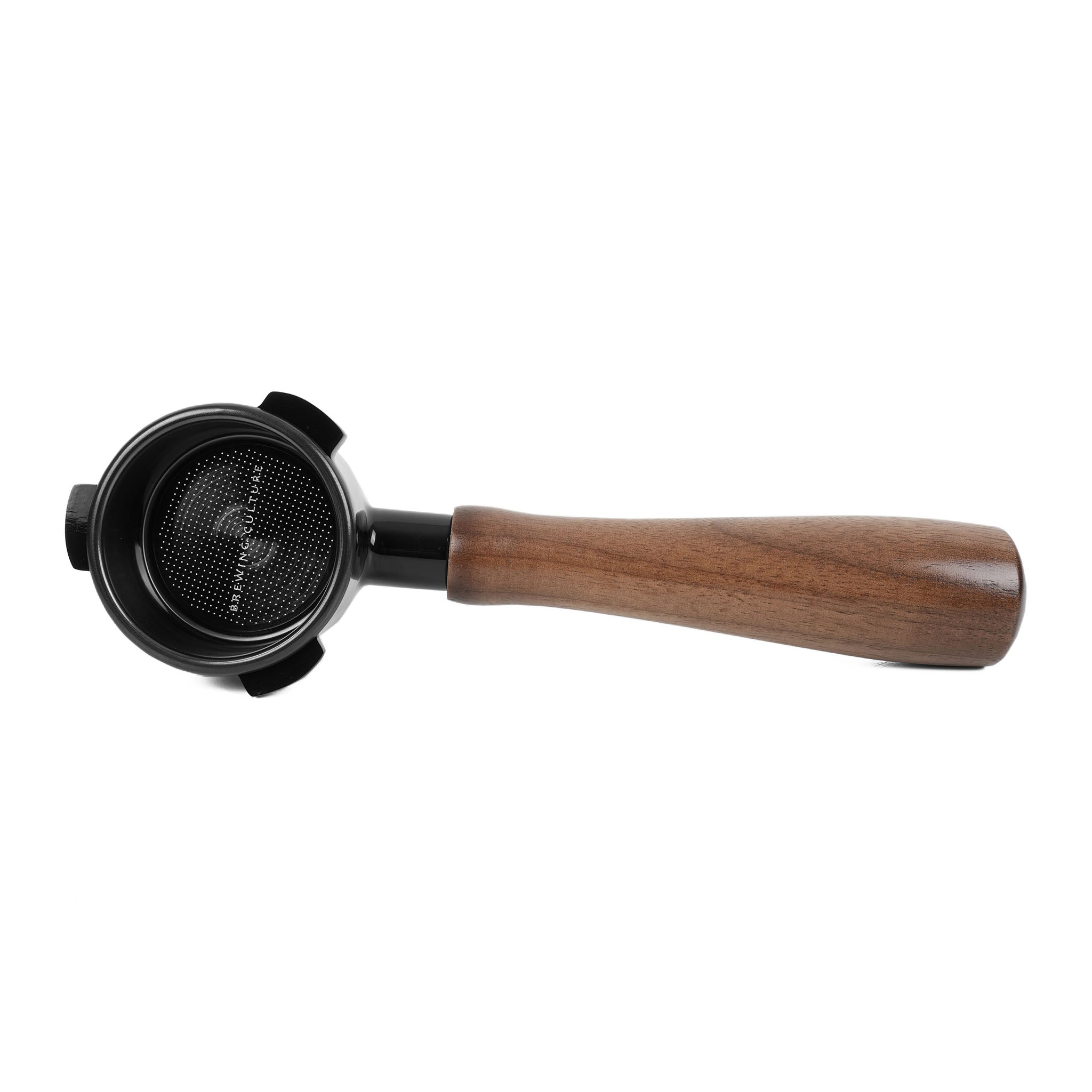 BC Breville 54mm Bottomless Portafilter - Titanium Black & Walnut