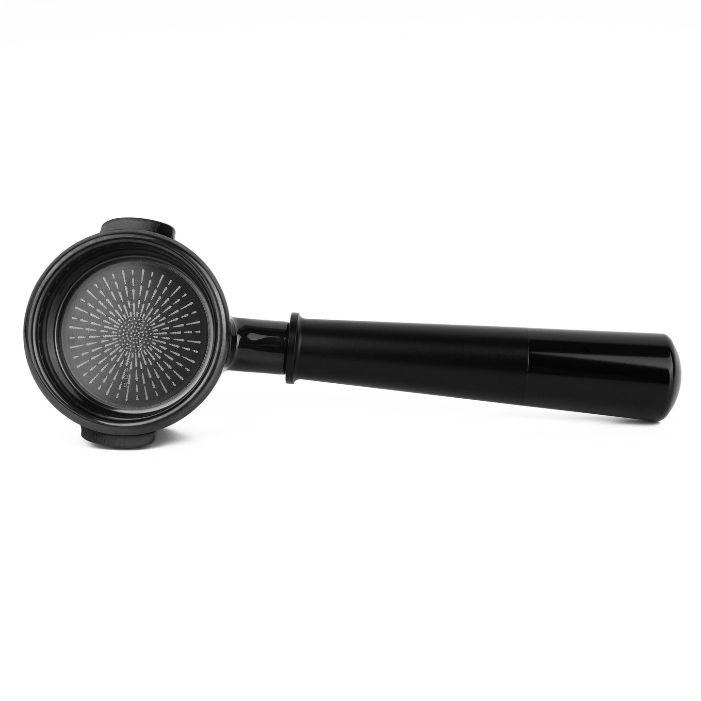 BC E61 58mm Bottomless Portafilter with DLX Basket Titanium Black