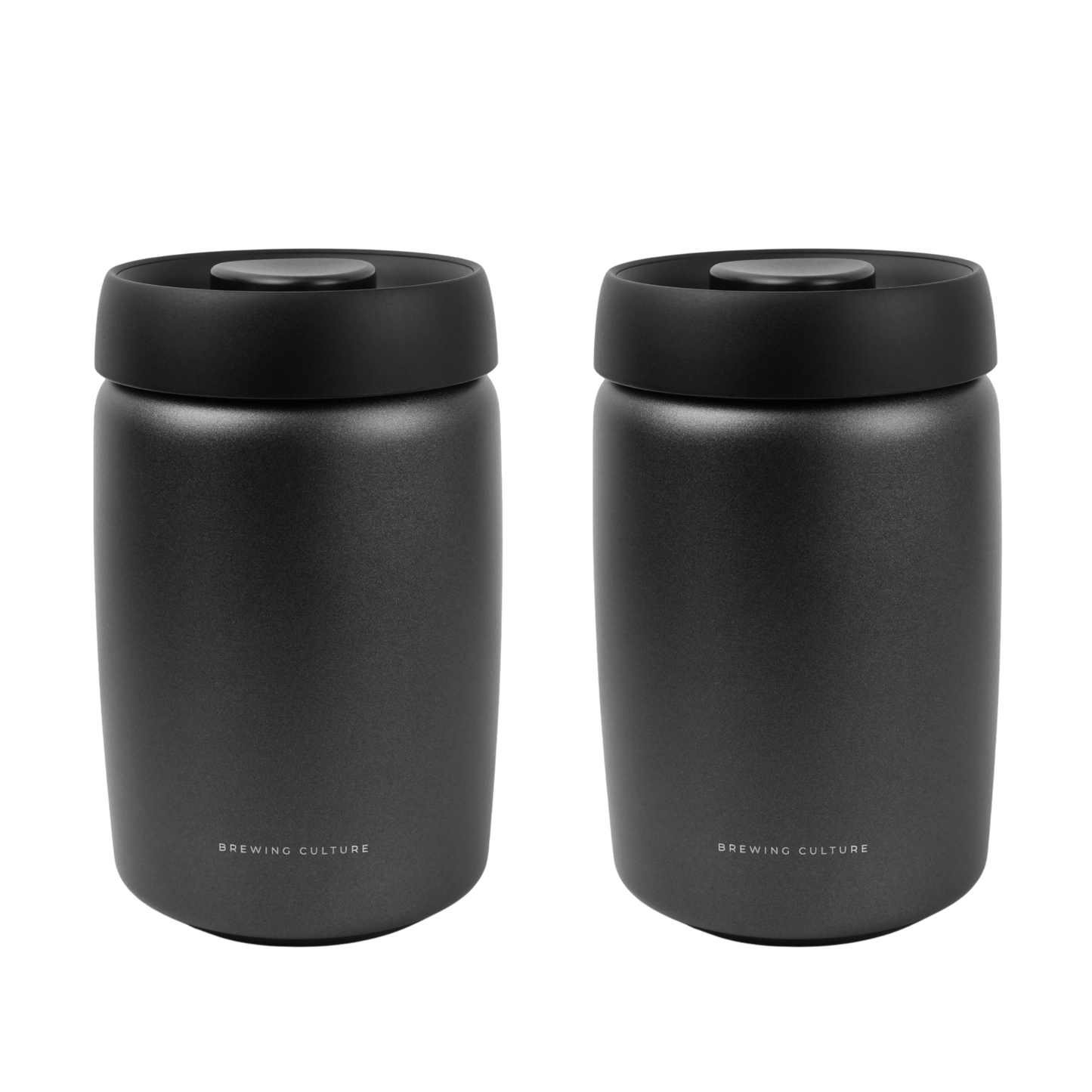 BC Vacuum Sealed Coffee Canister Black