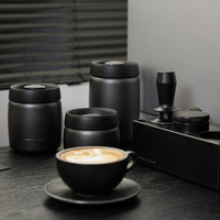 BC Vacuum Sealed Coffee Canister Black