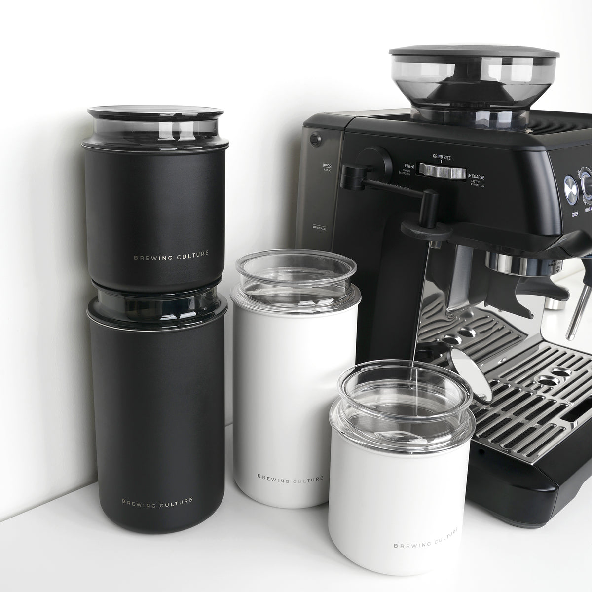 BC Airtight Coffee Canister Black 1600ml