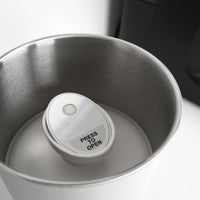 BC Airtight Coffee Canister Black 1000ml - White