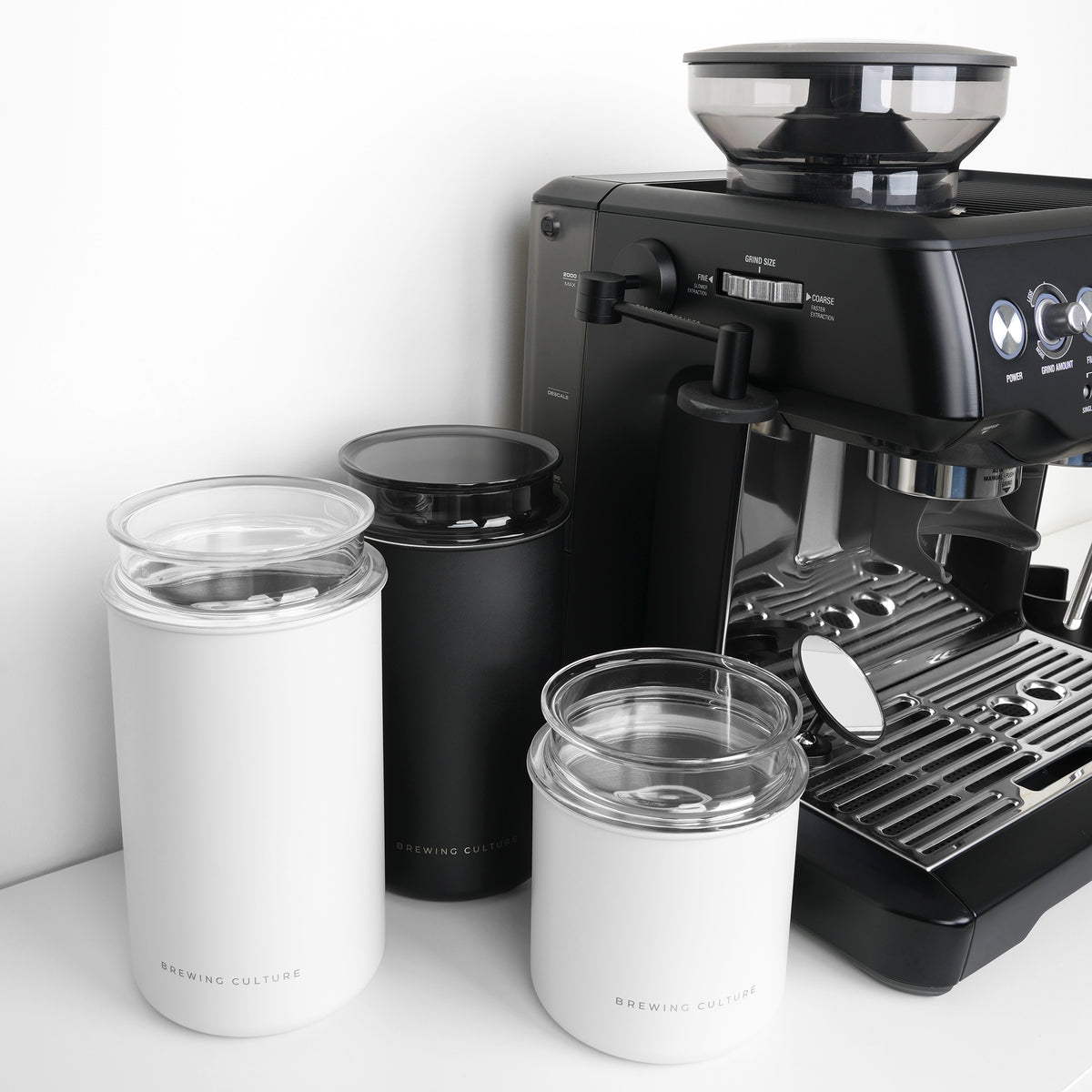 BC Airtight Coffee Canister Black 1600ml