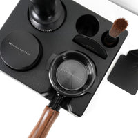 BC Breville 58mm Bottomless Portafilter - Titanium Black & Walnut