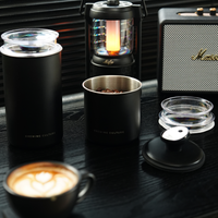 BC Airtight Coffee Canister Black 1600ml