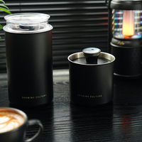 BC Airtight Coffee Canister Black 1600ml