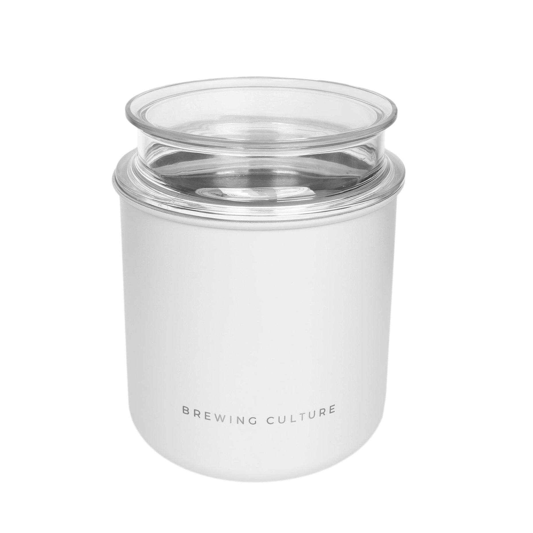 BC Airtight Coffee Canister Black 1000ml - White