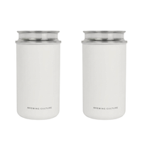 BC Airtight Coffee Canister White 1600ml - White