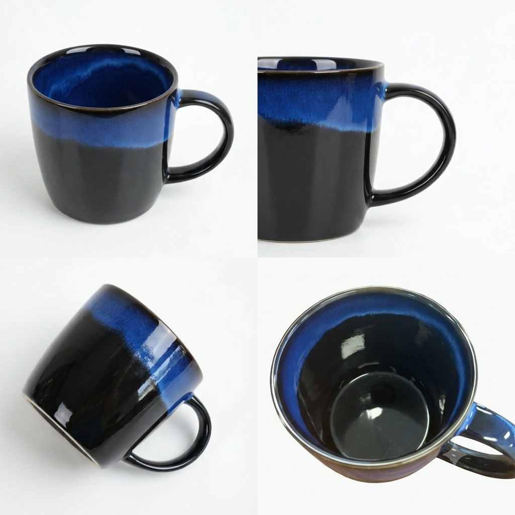 Handmade Coffee Mug 350ml - Sapphire Cove