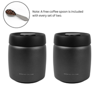 BC Vacuum Sealed Coffee Canister Black