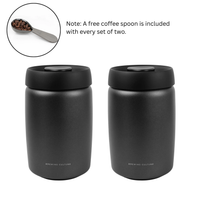 BC Vacuum Sealed Coffee Canister Black