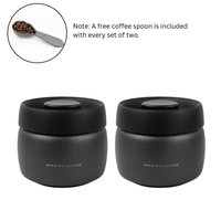 BC Vacuum Sealed Coffee Canister Black