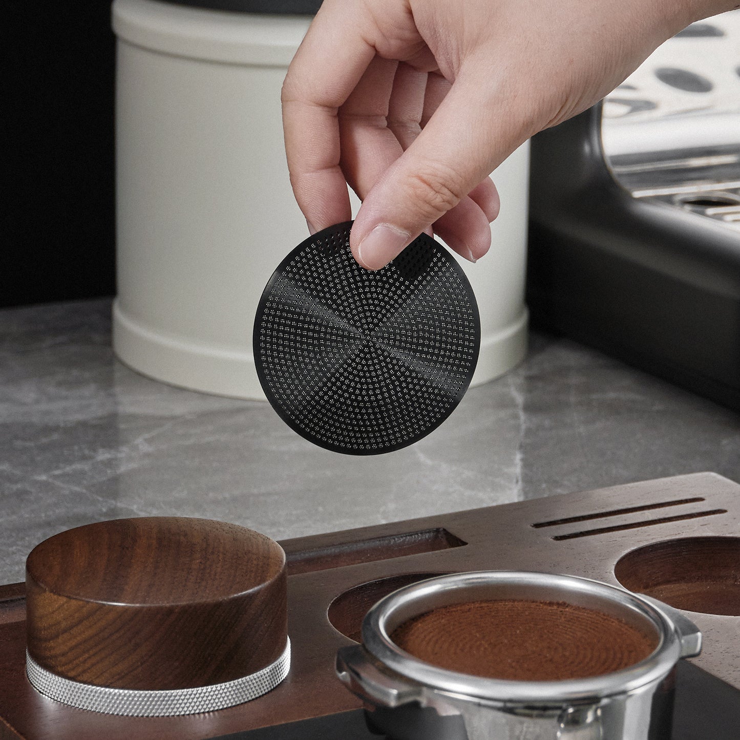 BC Coffee Puck Screen Black